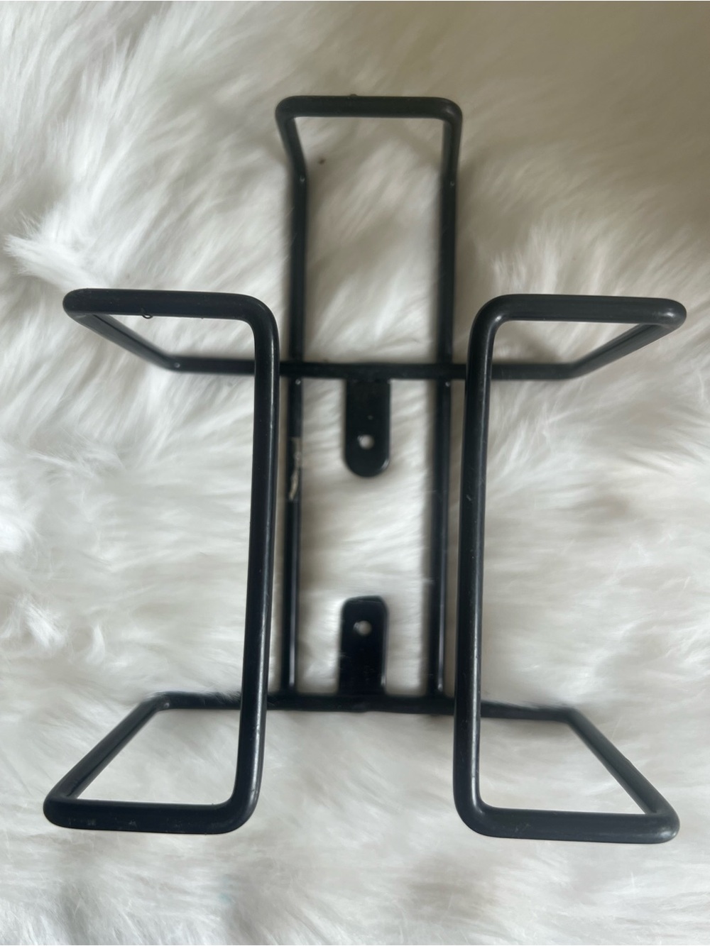 Black Metal Wall-Mounted salt block holder
